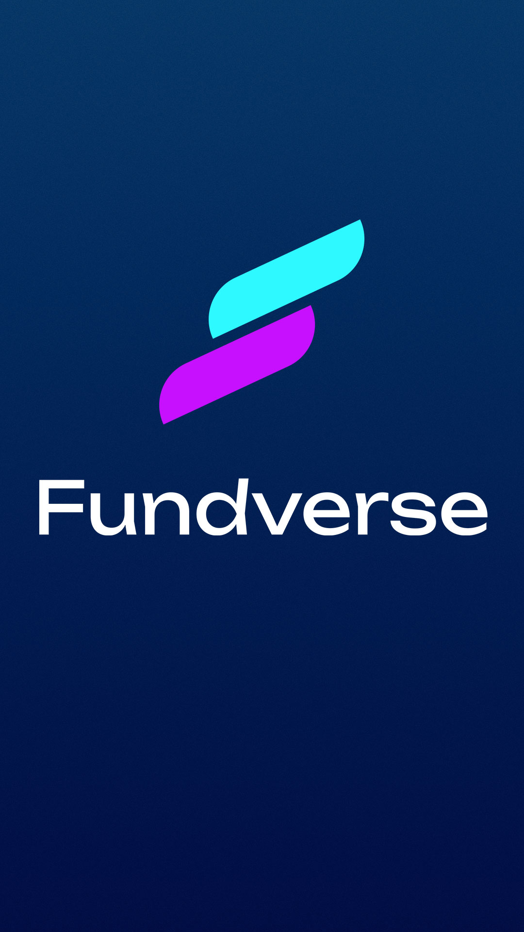 logo de l'application Fundverse.(Version mobile)